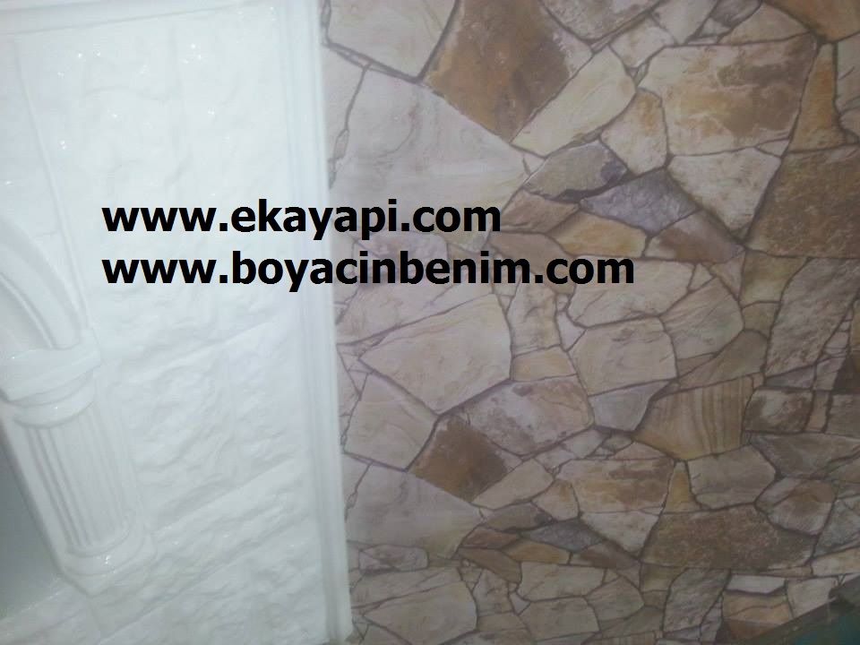 Desenli Duvar Kağıdı Kesimi